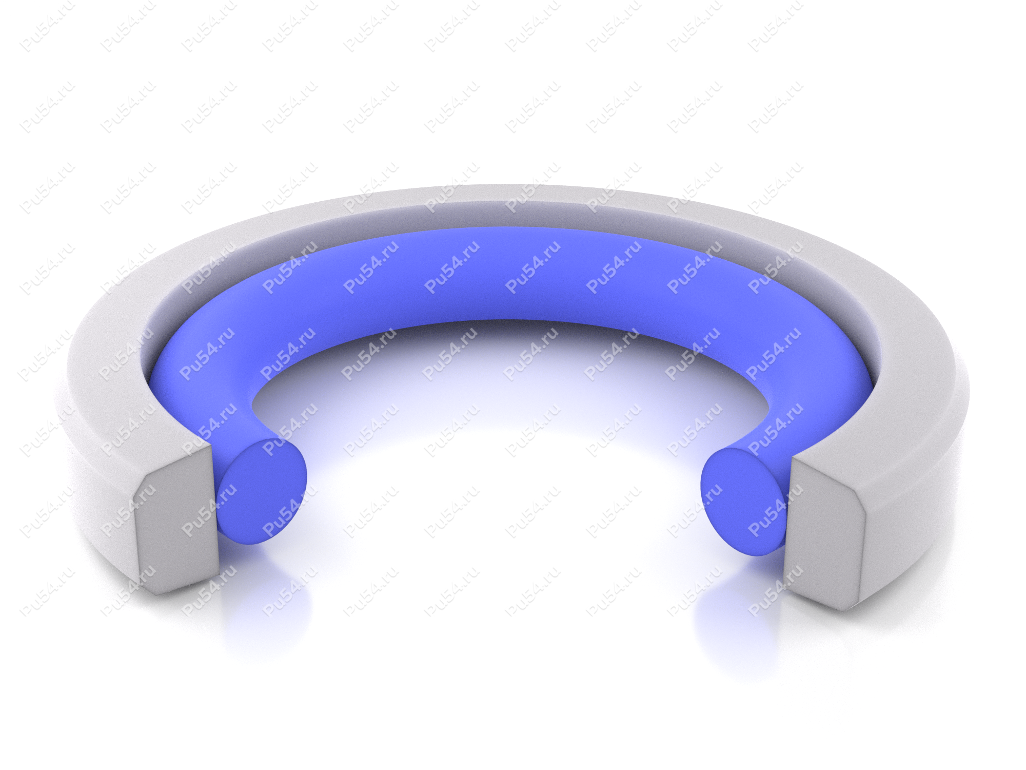 Уплотнение поршня 40х29х4,2 аналог K17 Turcon Glyd Ring OMK-MR GER YB TPD 10E/GR SPGM, Product Code 70-08-942020, Polyurethane, PTFE+PU87*M, Image №1